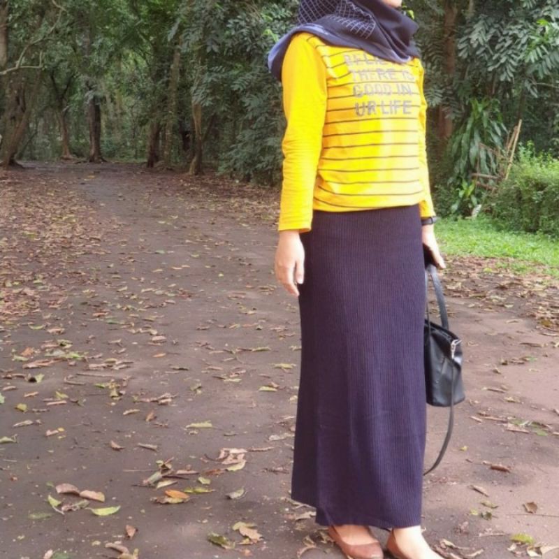Rok Rajut / Rok Knit / Long Skirt Knit / Rok Panjang Rajut / Rok Span Rajut / Rok Span Knited-3