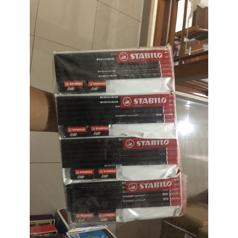 

pensil stabillo isi 6 plus stip 2 bh sisa cuci gudang
