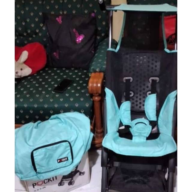 Stroller pockit gen 3 lengkap tas