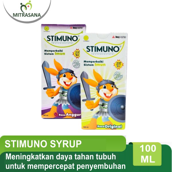 Stimuno Syrup Original / Grape / Orange Berry - 60 ml - Membantu Meningkatkan Daya Tahan Tubuh Anak