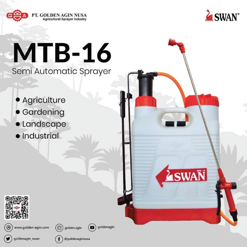 TERMURAH SPRAYER SWAN MANUAL 16 LITER / SPRAYER SWAN / TANGKI SWAN MURAH / TANGKI SEMPROT SWAN / SPR
