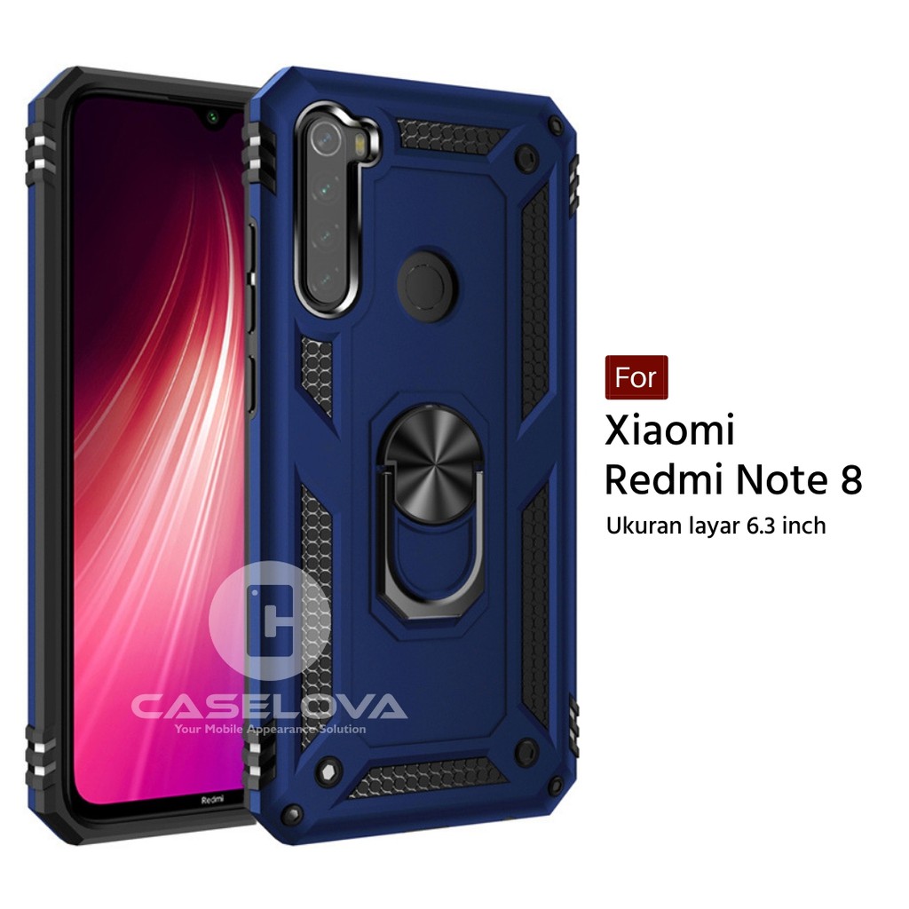 Hard Cas   e Xiaomi Redmi Note 8 ( 6.3 inch ) Ring ARMOR