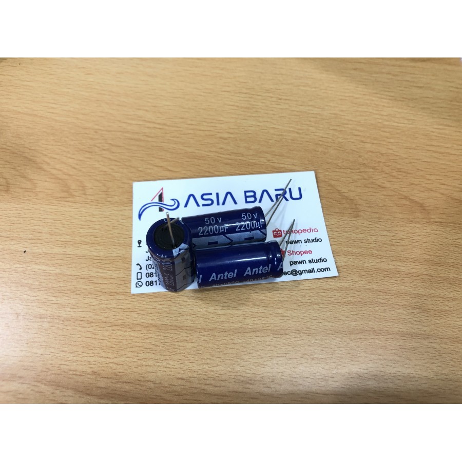 Kapasitor capacitor elko elco 2200uf 50v 2200 uf 50 v 2200 uf 50v