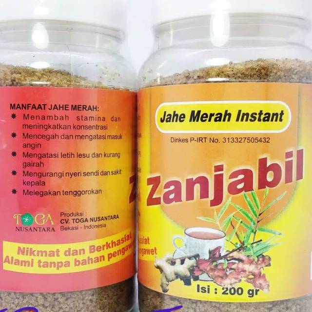 

Jahe Merah Instan Zanjabil