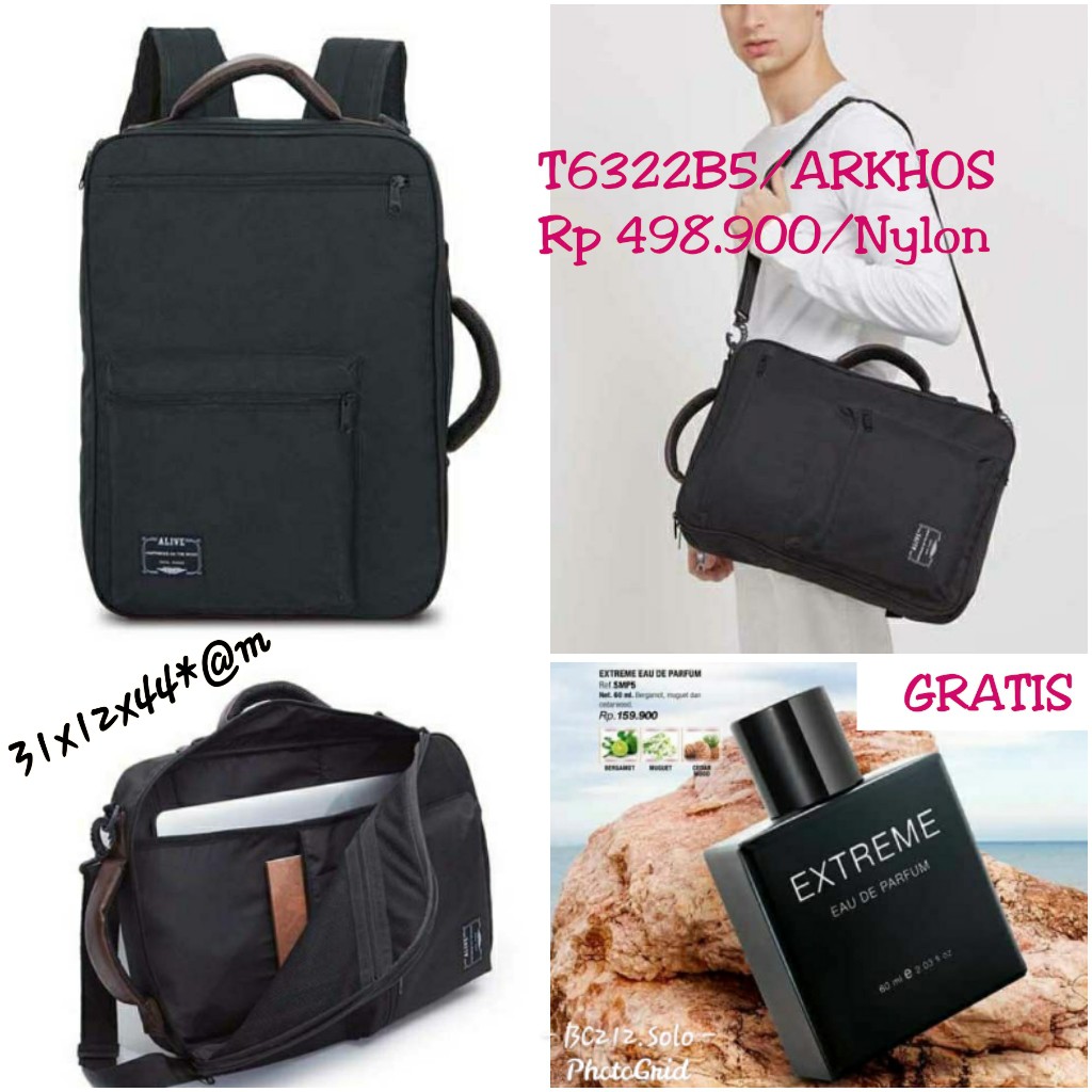 tas arkhos free parfum tas promo sophie martin sophie paris tas selempang dan ransel
