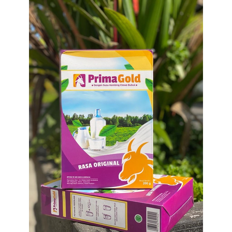 paket 4 box susu prima gold susu kambing etawa asli