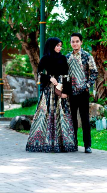 MAURA COUPLE CP SEMI SUTRA BAJU COUPLE PASANGAN COUPLE GAMIS MURAH COUPLE GAMIS COUPLE BATIK HALUS