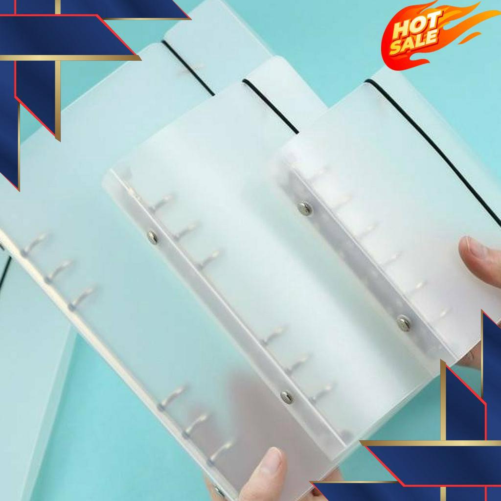 FASH SALE Buku Binder Transparan Matte Ukuran A5 A6 A7 A4 B5  Binder PC Binder Tali Cover Bening Bin