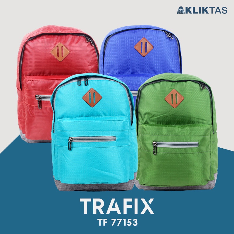 [KLIKTAS] Tas Ransel Pria Trafix 77153 Backpack Kampus Kuliah Sekolah Anak Remaja Perempuan