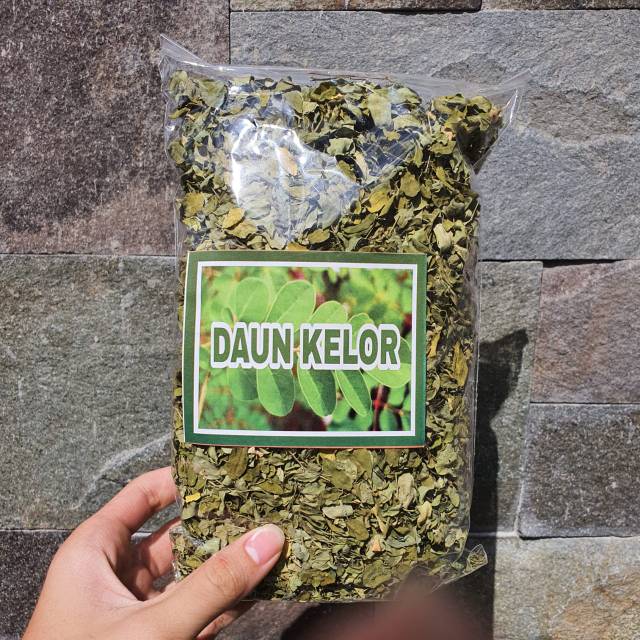 

Daun Kelor Kering Teh (100 gram) READY ORIGINAL 100% ASLI