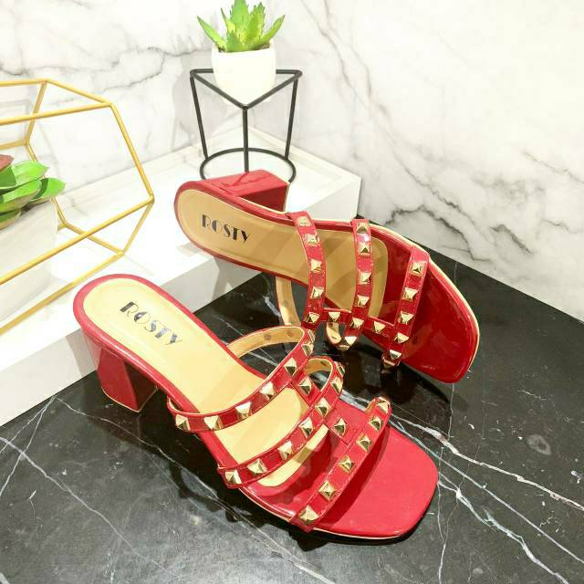 HEELS VALENTINO NAGITA -V PUMP HEELS STRAP STUDDED 5160-6