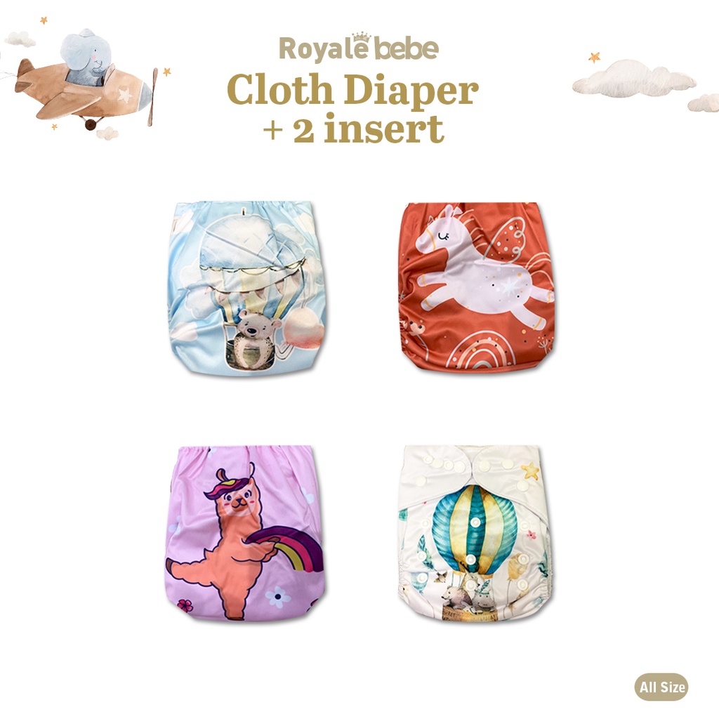 Royale Bebe Diapers Bayi Cloth Diaper Shopee Indonesia