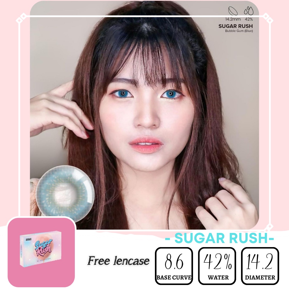 SOFTLENS X2 SUGAR RUSH DIA. 14.20 NORMAL | NATURAL | GREY | BROWN | BLUE