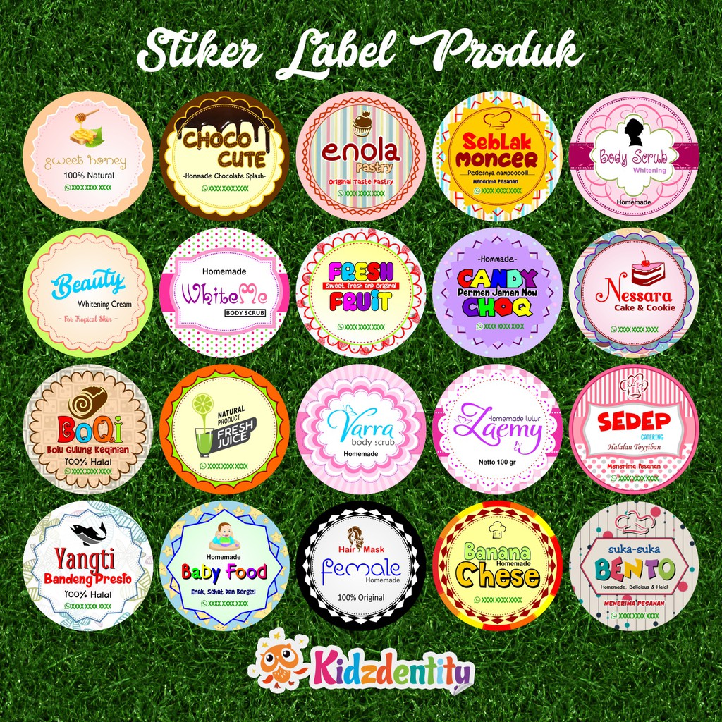 

STIKER LABEL PRODUK KIDZDENTITY (SETENGAH PACK)