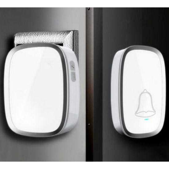 Bel Pintu Rumah Wireless Doorbells Waterproof 36 Nada Berkualitas Desain Minimalis / Bel Pintu Rumah Tanpa Kabel Murah Ting Tung Energi Baterai Anti Air Apartemen Bell / Bel Pagar Rumah Pencet Bunyi Keras Jarak Jauh 2 Receiver