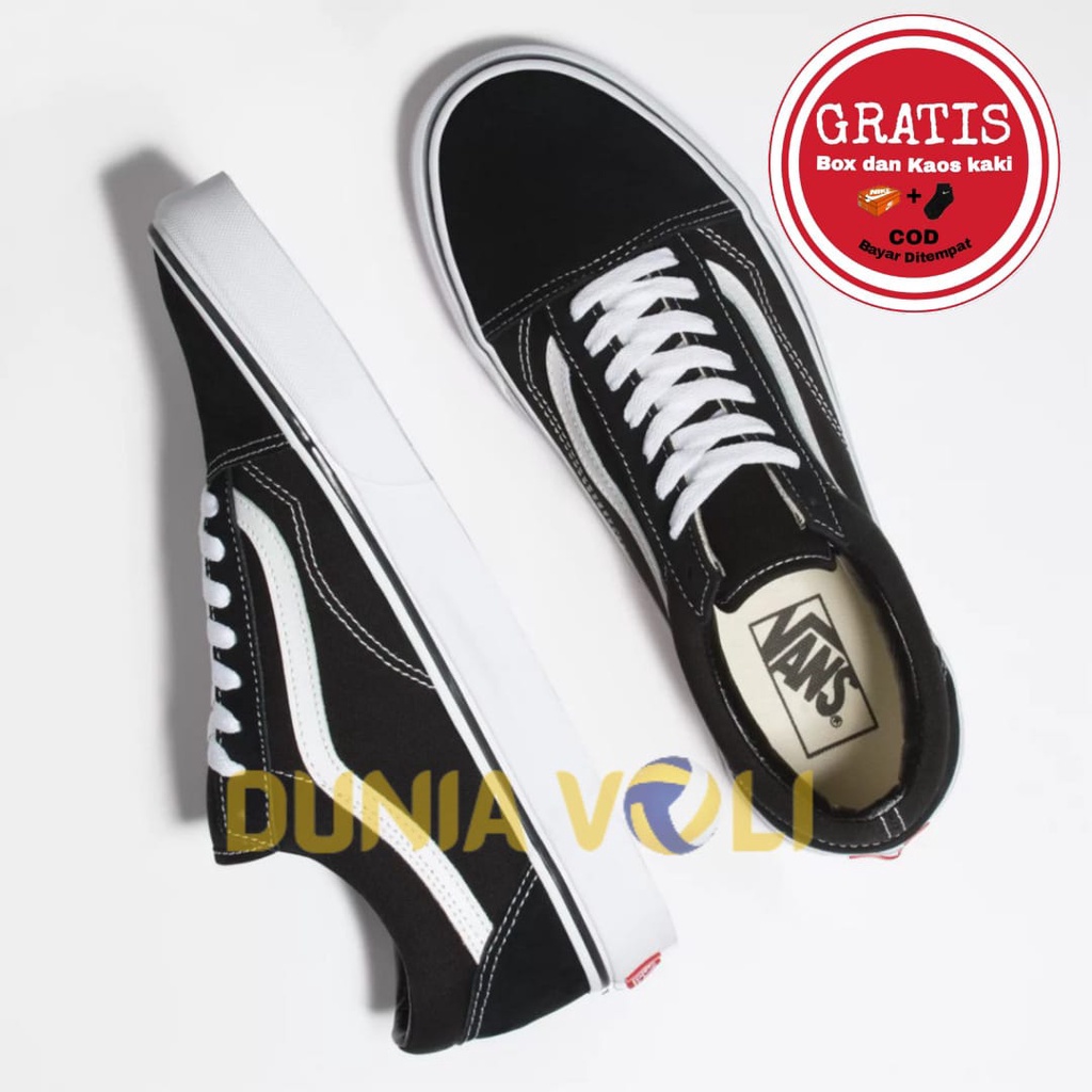 Sepatu Sneakers Vans OLDSKOOL OG Premium [Free Kaos Kaki]