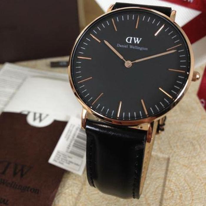Sangat Murah Jam Dw Daniel Wellington Blackgold Ori - Hitam