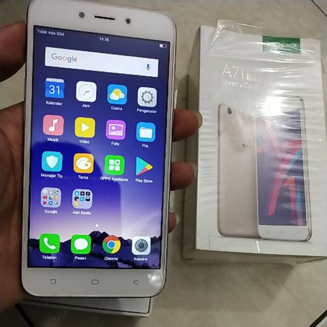 Oppo A71 Bekas - Seken - Second Mulus 99% Fullset