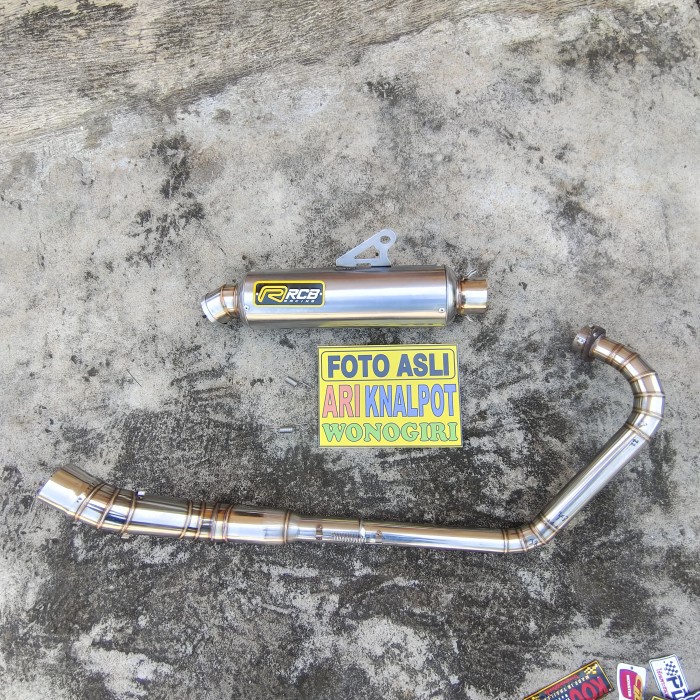 TERLARIS KNALPOT RCB JENONG CACING CBR150R CB150R OLD CB150R NEW GTR SONIC WRX GP5