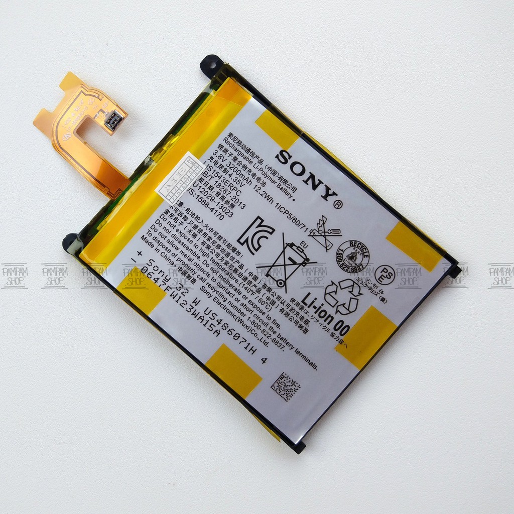 Baterai Sony Xperia Z2 D6503 LIS1543ERPC Original OEM Batrai Batre Battery HP LIS1543 ERPC