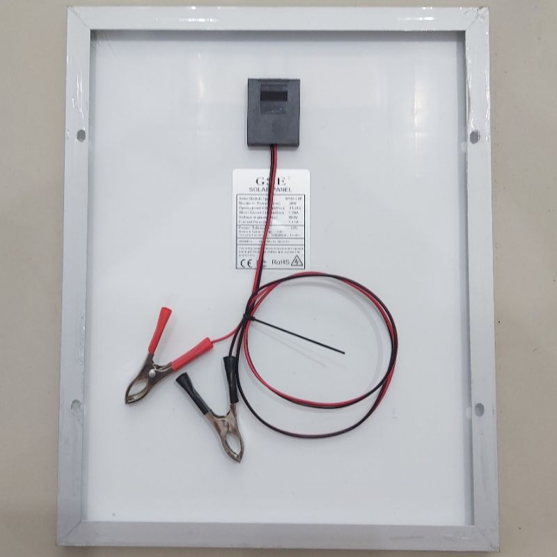 Panel Surya GSE 400x320x18 20 Watt Solar Panel DC