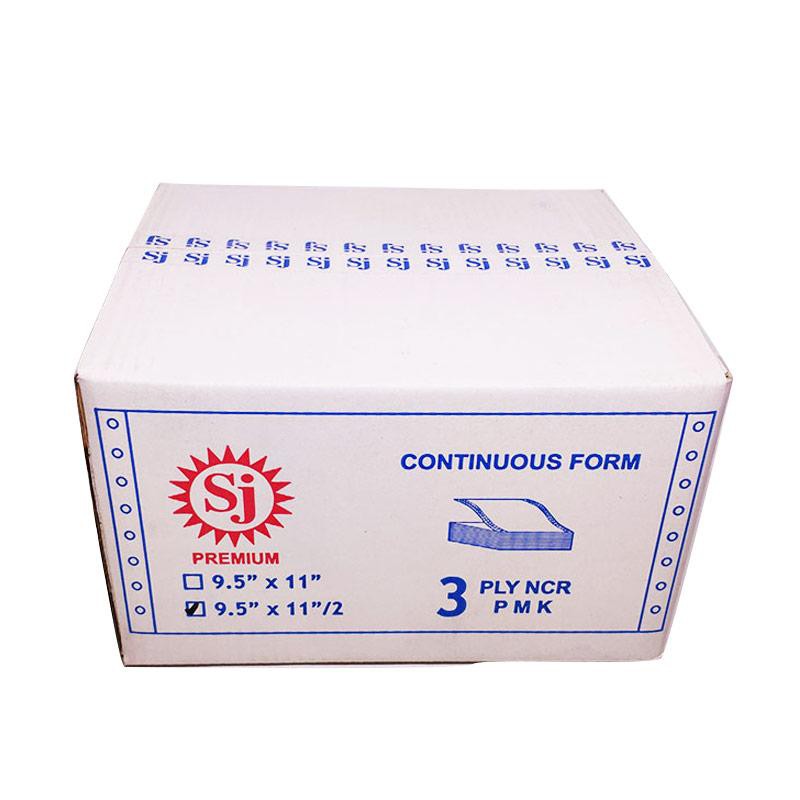 

[ DUS ] Kertas Komputer Continuous Form 3 Ply 9,5 x 11 Bagi 2 - Sinar Jaya SJ Premium MURAH!