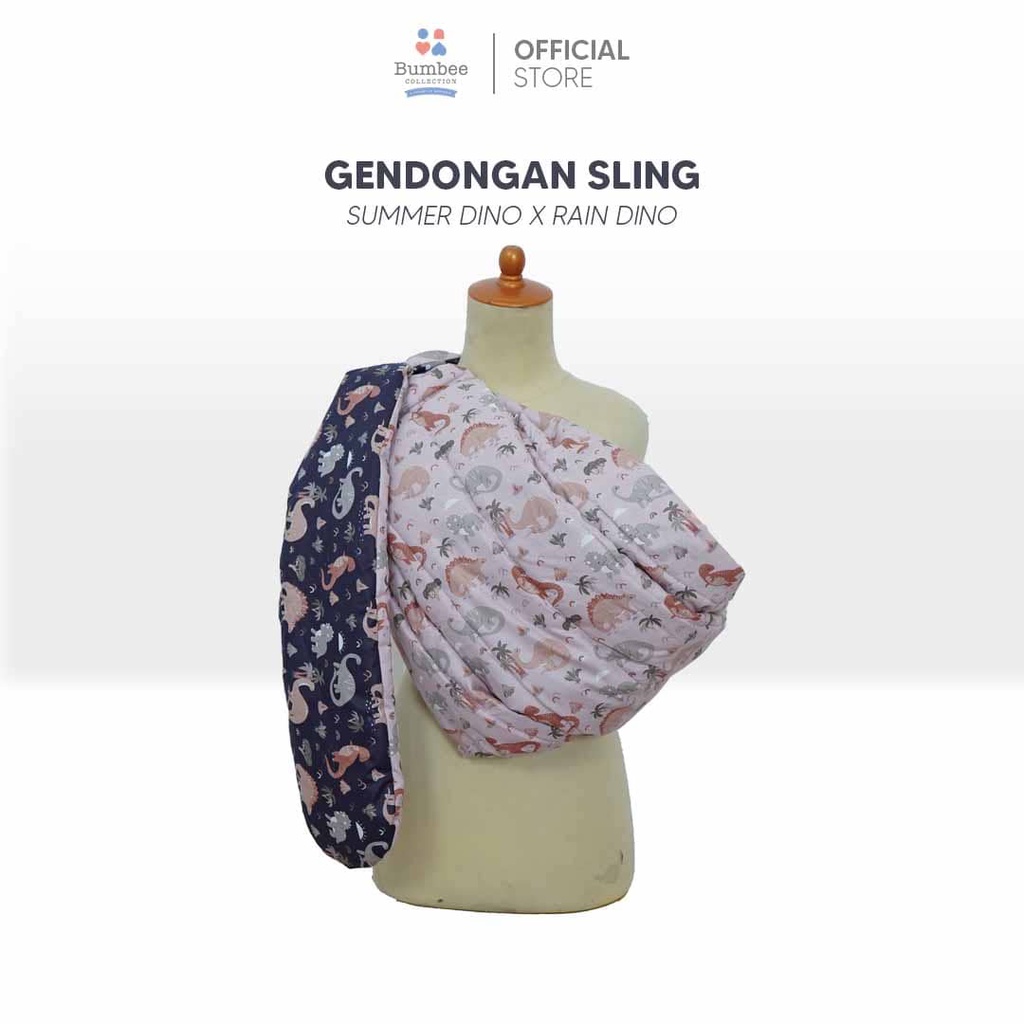 Bumbee Collection - Gendongan Sling Bahan Katun Jepang Sutra Toyobo Pre Order