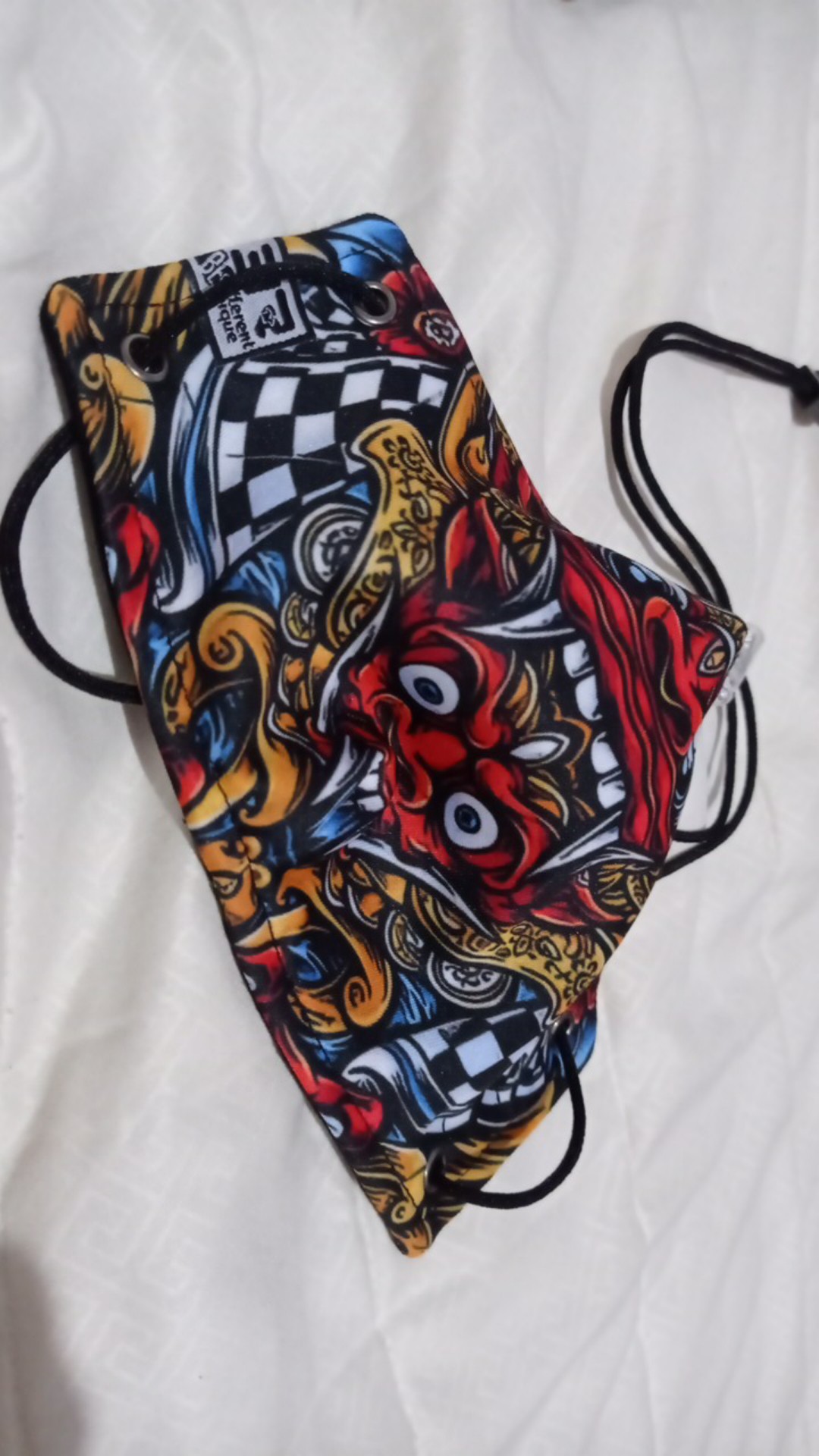 [cod] Masker 3ply Fashion Print Two Face 3r Barong Art 6