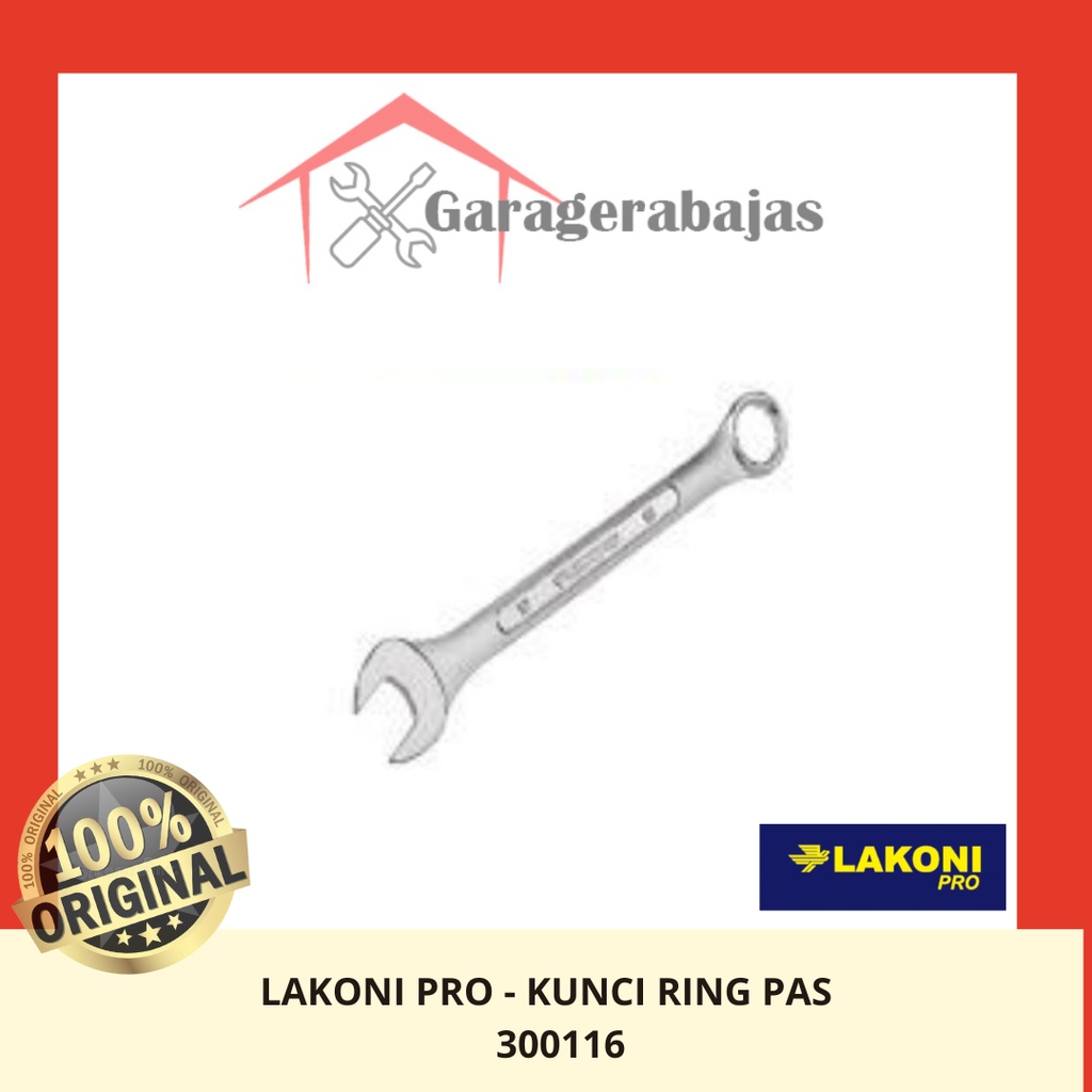 JETJO TOOLS - Kunci Ring Pas 21mm / C. Wrench (Metric) - 300116 LAKONI PRO
