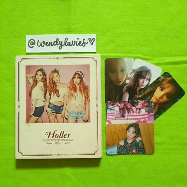 ALBUM SNSD TTS HOLLER pc+poster