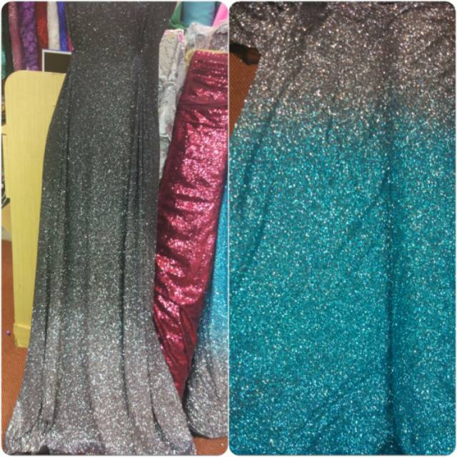 Kain.bahan Tulle Candy Crush Gradasi