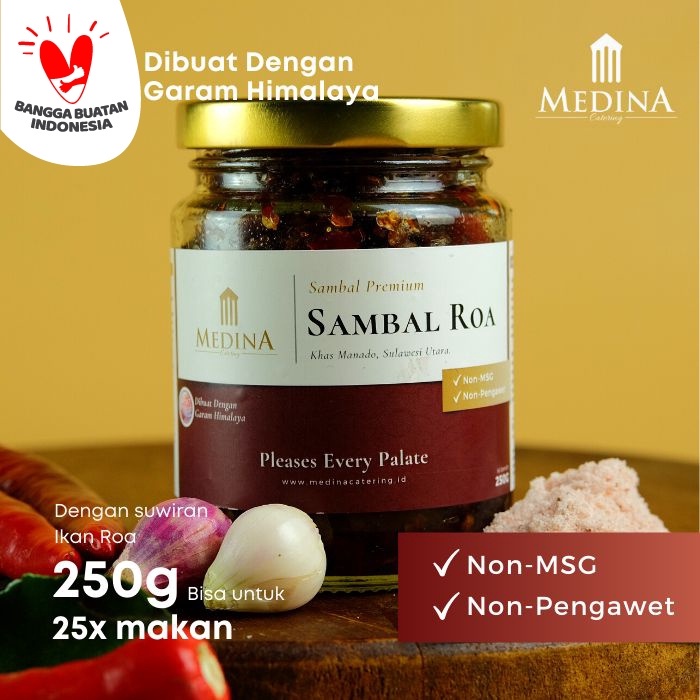 

Jual Sambal Roa Autentik Khas Manado (250Gr) - Medina Catering