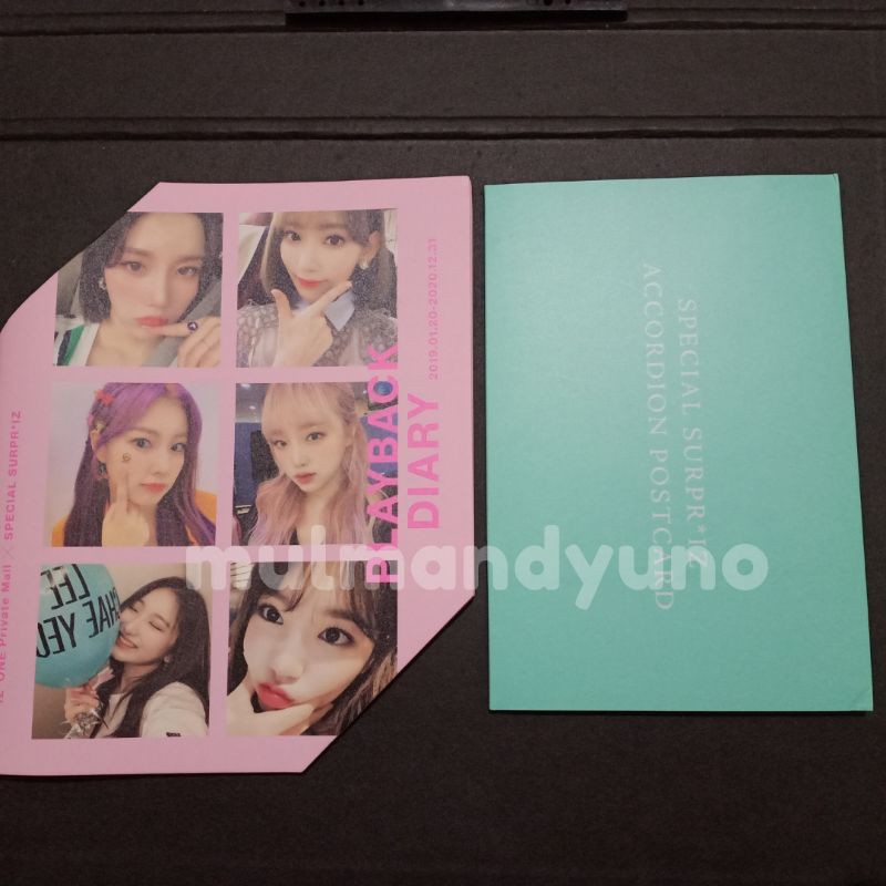 Surpr*iz Playback Diary Accordion Postcard Hitomi IZ*ONE IZONE photocard pc chaewon wonyoung yujin