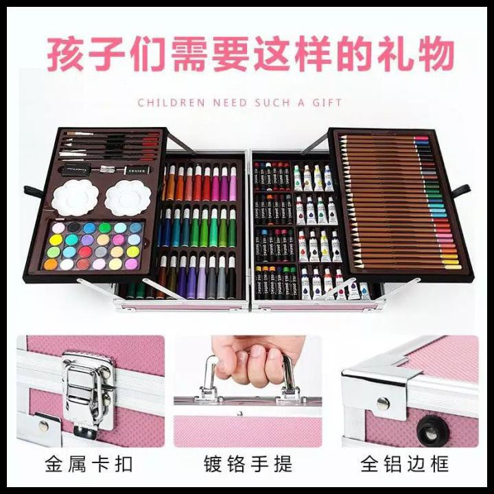 

Best Sale Pensil Warna / Set Alat Gambar Anak / Alat Lukis Koper Box Crayon