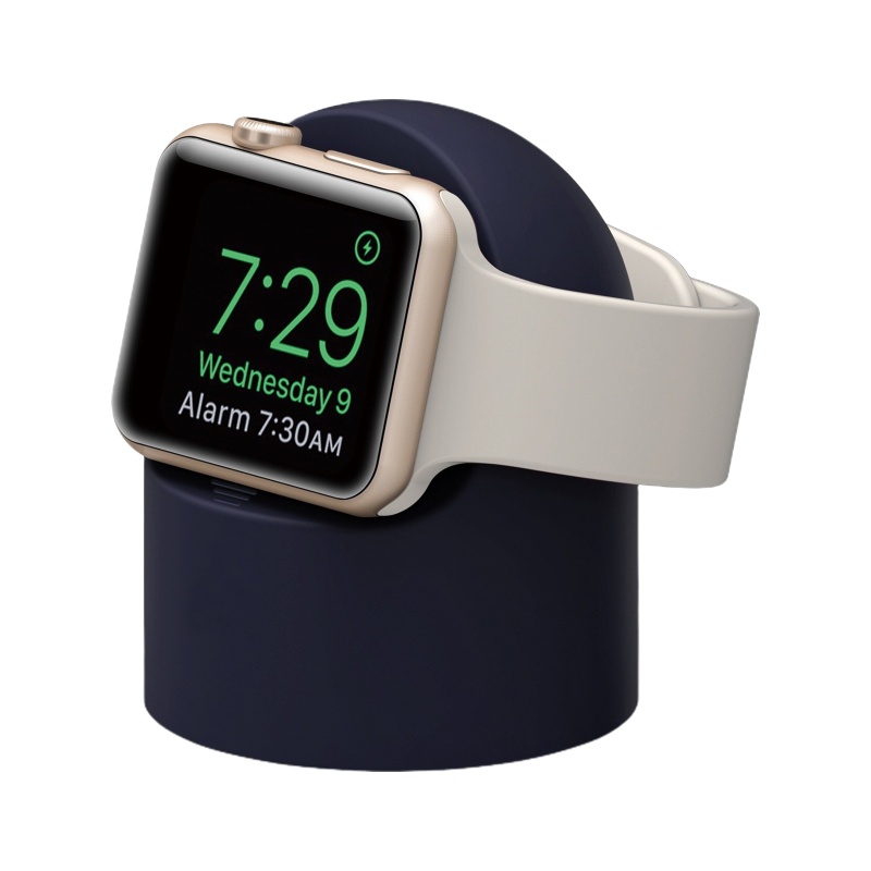 Btsg Charging Stand Untuk Watch/M26/S7/W7/DT7/HW22 Charger Bracket Dock Silicone Holder