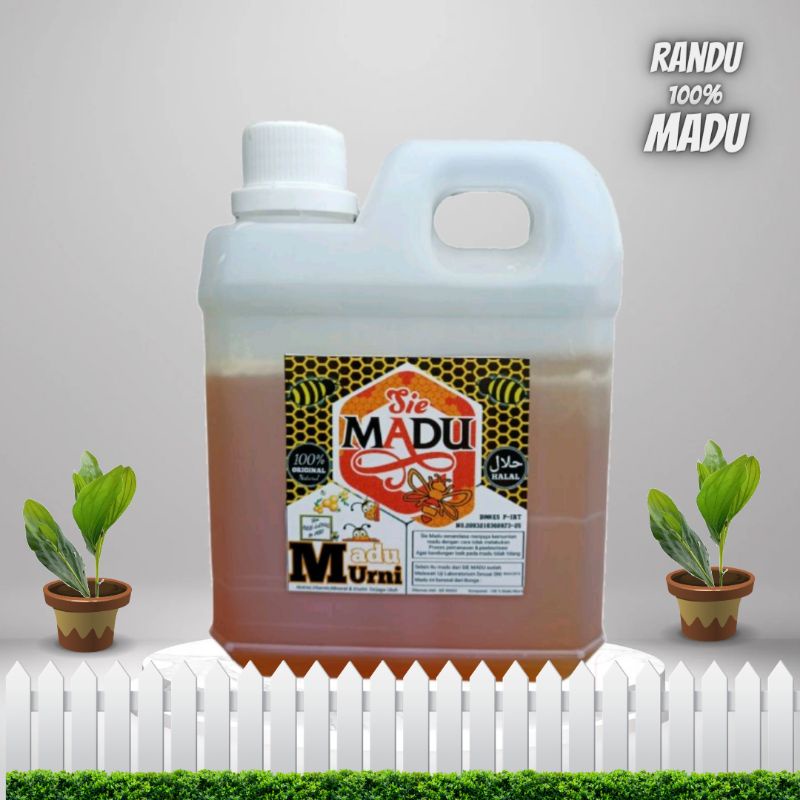 

Madu Randu Murni Randu 100% Mentah Hasil Lebah Tanpa Campuran Organik Raw Honey Asli Lebah Tanpa Proses