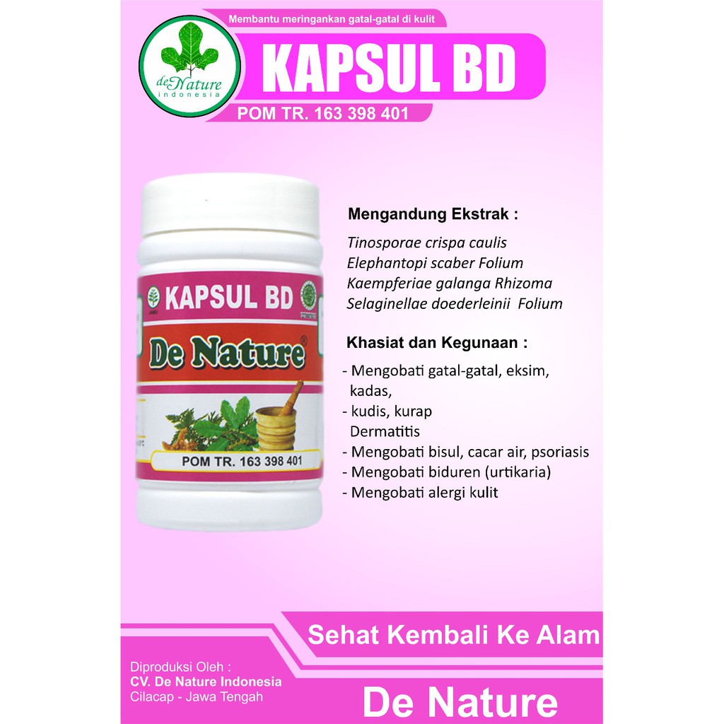 

Obat Bersih Darah Ekstra Brotowali De Nature Herbal