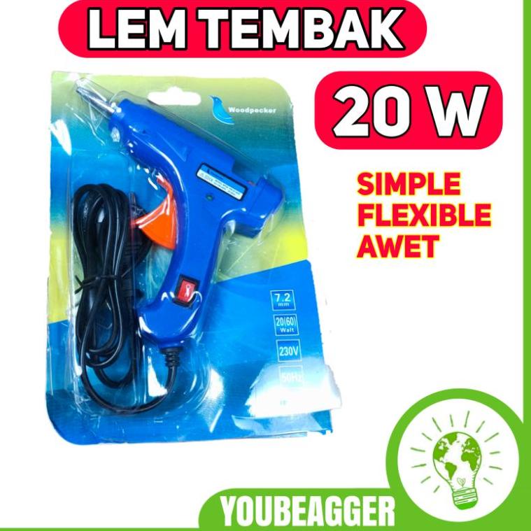 

FLASH SALE Lem tembak 20 Watt untuk DIY dan praktek kerajinan 2893 ㄶ