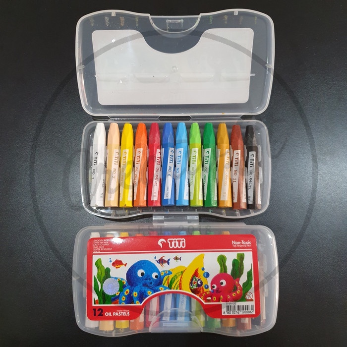 

PASTEL-DRY-OIL- CRAYON TITI OIL PASTELS 12 WARNA -OIL-DRY-PASTEL.