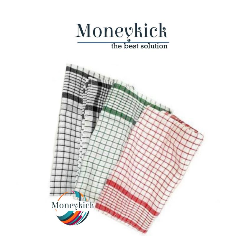 Lap Kain Serbet Kotak / Kain Lap Piring Murah