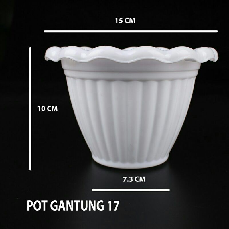 POT GANTUNG 17 pot bunga minimalis