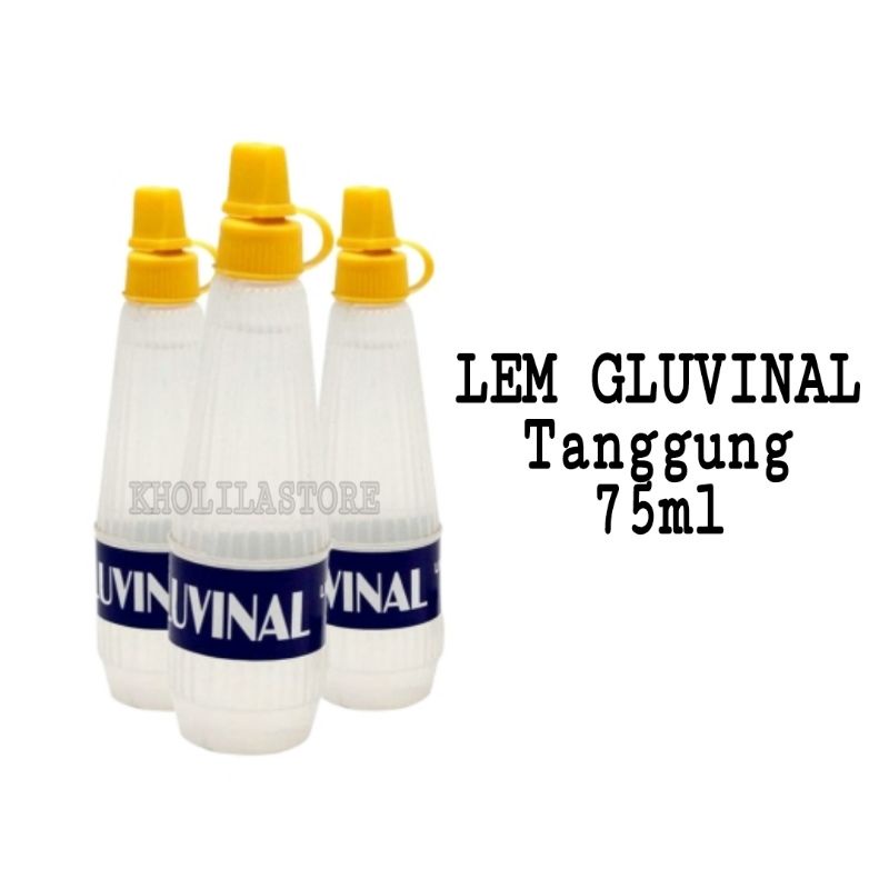 

Lem Gluvinal Tanggung 75ml / Lem Kertas / Lem Cair