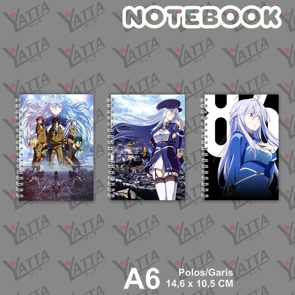 

Notebook Anime Ukuran A6 10,5 cm x 14,8 cm 86 Eighty Six YOTAKUSHOP