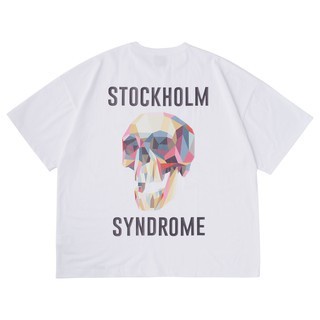 KAOS BAJU COMBED 30S DISTRO STOCKHOLM SYNDROME POLOS CUSTOM INDONESIA KUALITAS SANGAT BAIK