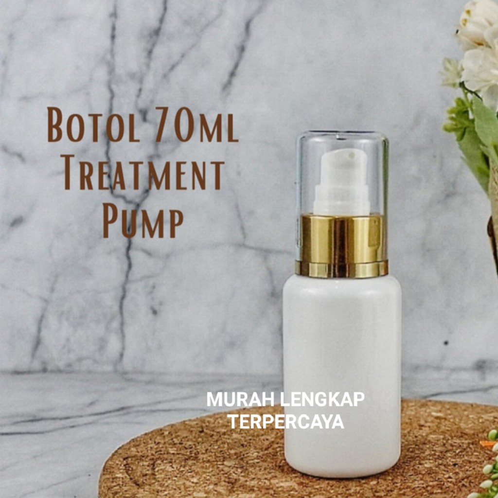 BOTOL PUMP TREATMENT 70ML/ BOTOL TUBULAR 70ML TUTUP PUMP TREATMENT