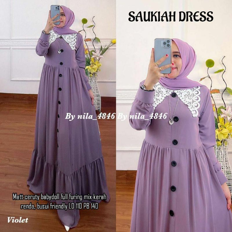 SAUKIAH DRESS ORI BY MADANI