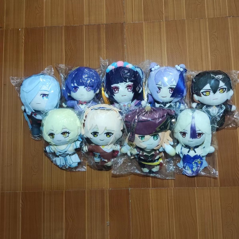 Mainan Boneka Stuffed Plush Anime Itto Kazuha Keqing Kazuha xiao Tartaglia Ukuran 10-20cm Untuk Hadiah Ulang Tahun Anak