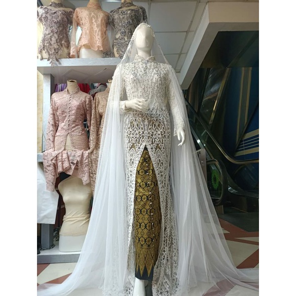 Kebaya pengantin akad || kebaya pengantin full payet