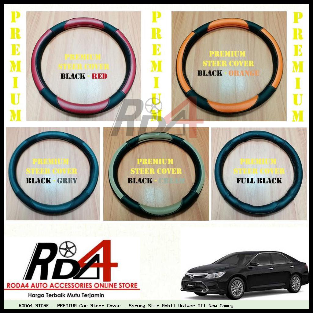 PREMIUM Car Steer Cover - Sarung Stir Mobil Univer All New Camry