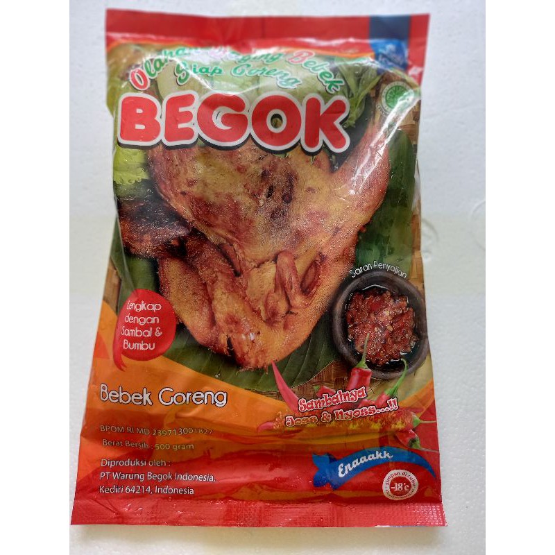 

Bebek Goreng Utuh Siap Saji Premium 500gr